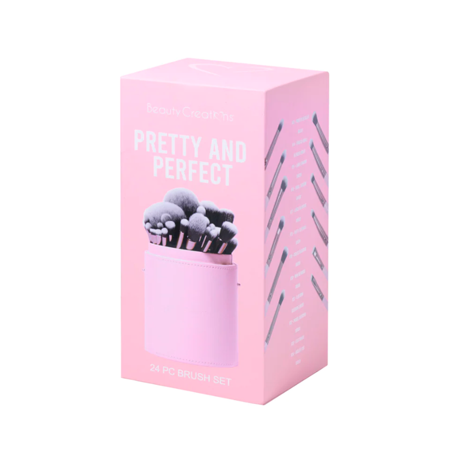 Set de brochas 24pzas Pretty and Perfect – Renatta Cosmetics